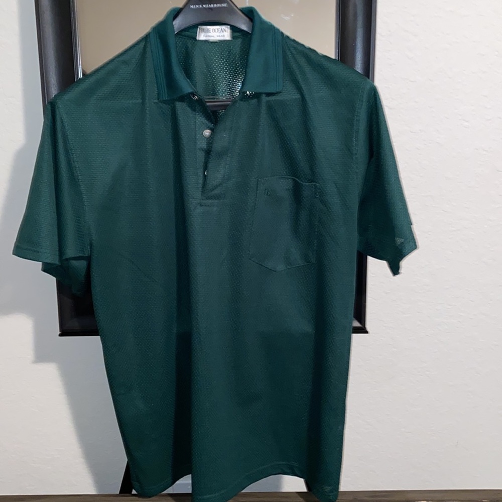 Polo style Golf shirt BLUE OCEAN brand